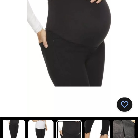 Sofia Jeans by Sofia Vergara Women's Maternity Curvy Jeans with Full Belly Sz 18 - Picture 2 of 12